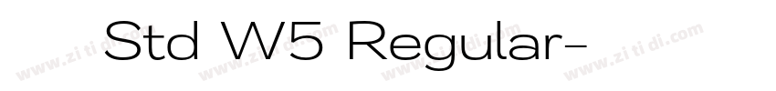 華康儷黑 Std W5 Regular字体转换